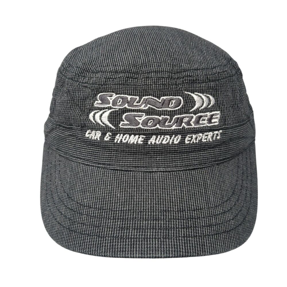 Sound Source Strapback Cadet Army Hat Gray One Si… - image 1
